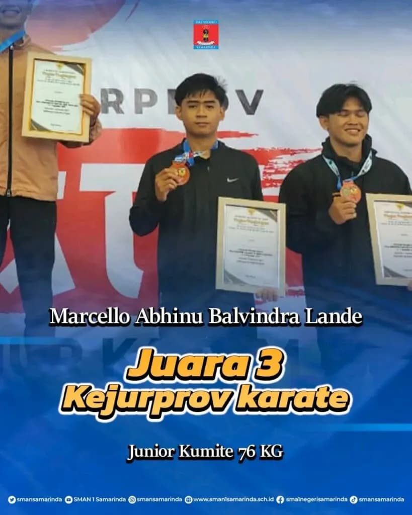 Atlet Muda SMAN 1 Samarinda Harumkan Sekolah dalam Berbagai Kejuaraan Olahraga — foto 1