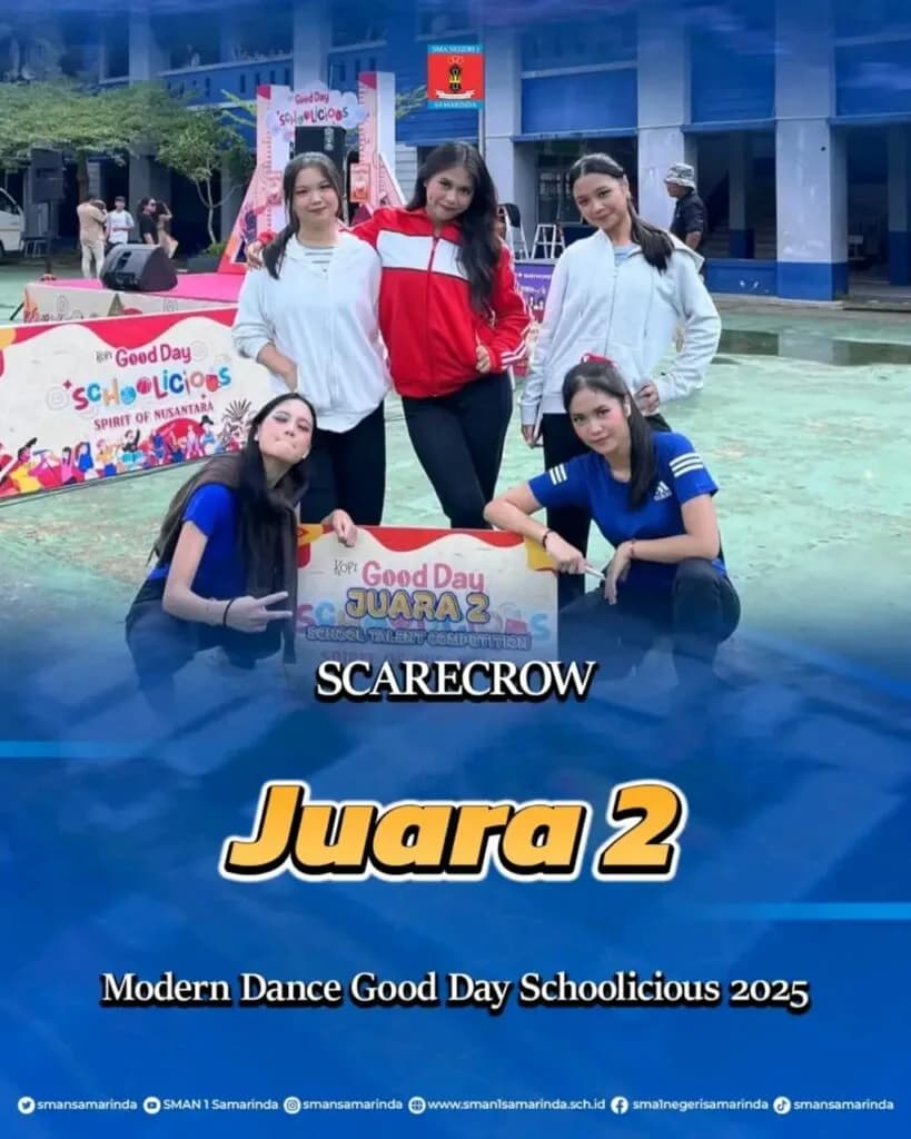 Tim Scarecrow SMAN 1 Samarinda Raih Juara 1 dan 2 di Good Day School Talent Competition 2025 — foto 2