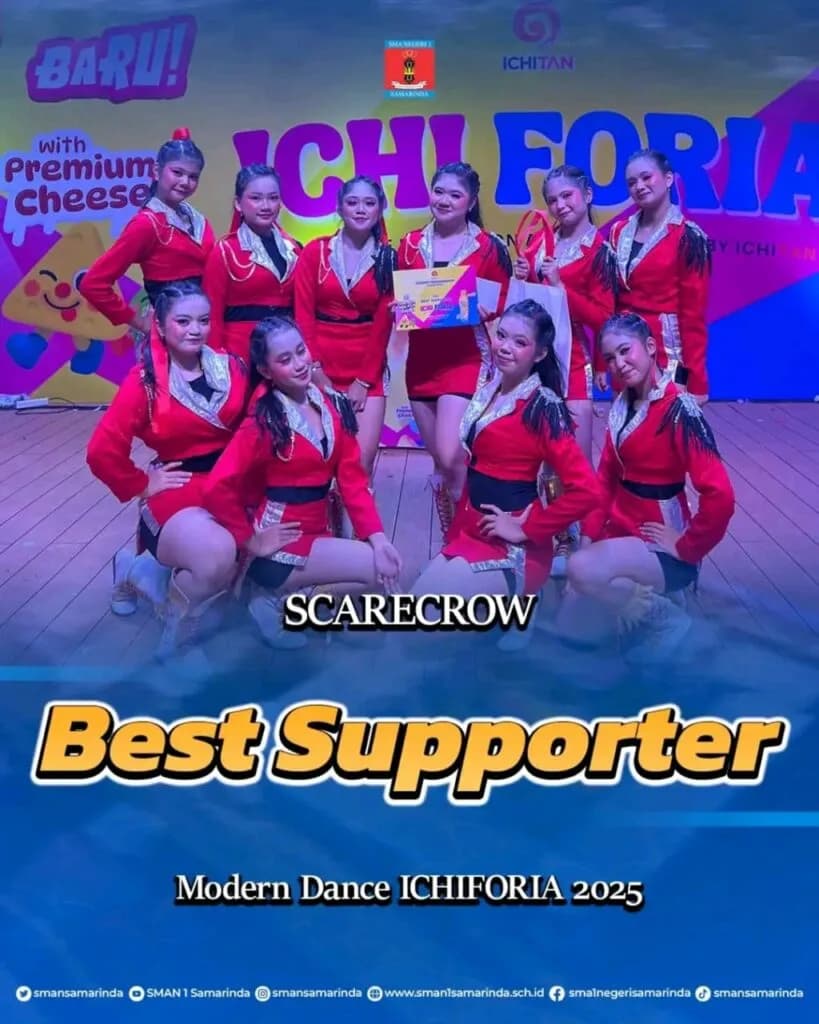 Scarecrow SMAN 1 Samarinda Bersinar dalam Berbagai Lomba Dance 2025 — foto 1