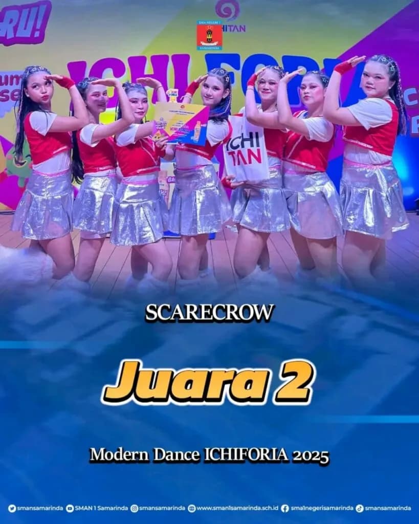 Scarecrow SMAN 1 Samarinda Bersinar dalam Berbagai Lomba Dance 2025 — foto 2