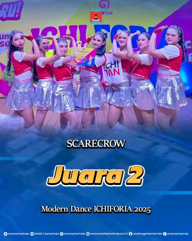 Scarecrow SMAN 1 Samarinda Bersinar dalam Berbagai Lomba Dance 2025 — foto 2