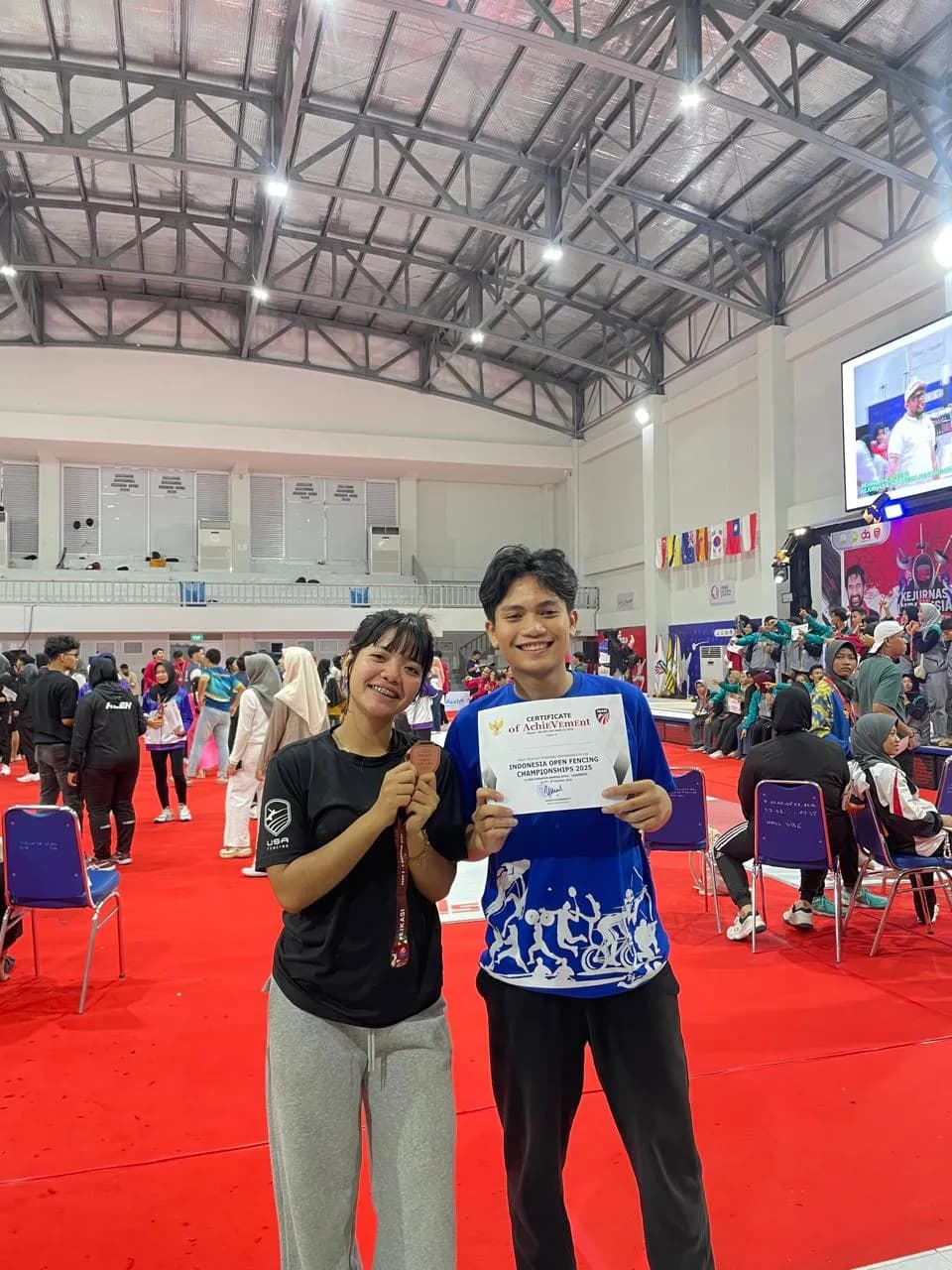 Fatih Degen Pratama Raih Perunggu Indonesia Open Fencing Championship 2025
