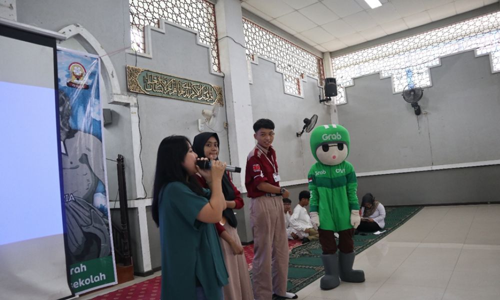 Kunjungan Grab ke SMA Negeri 1 Samarinda